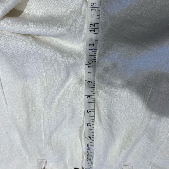 Vintage Esprit white 100% linen hight waisted pant 9/10 - Picture 6 of 8
